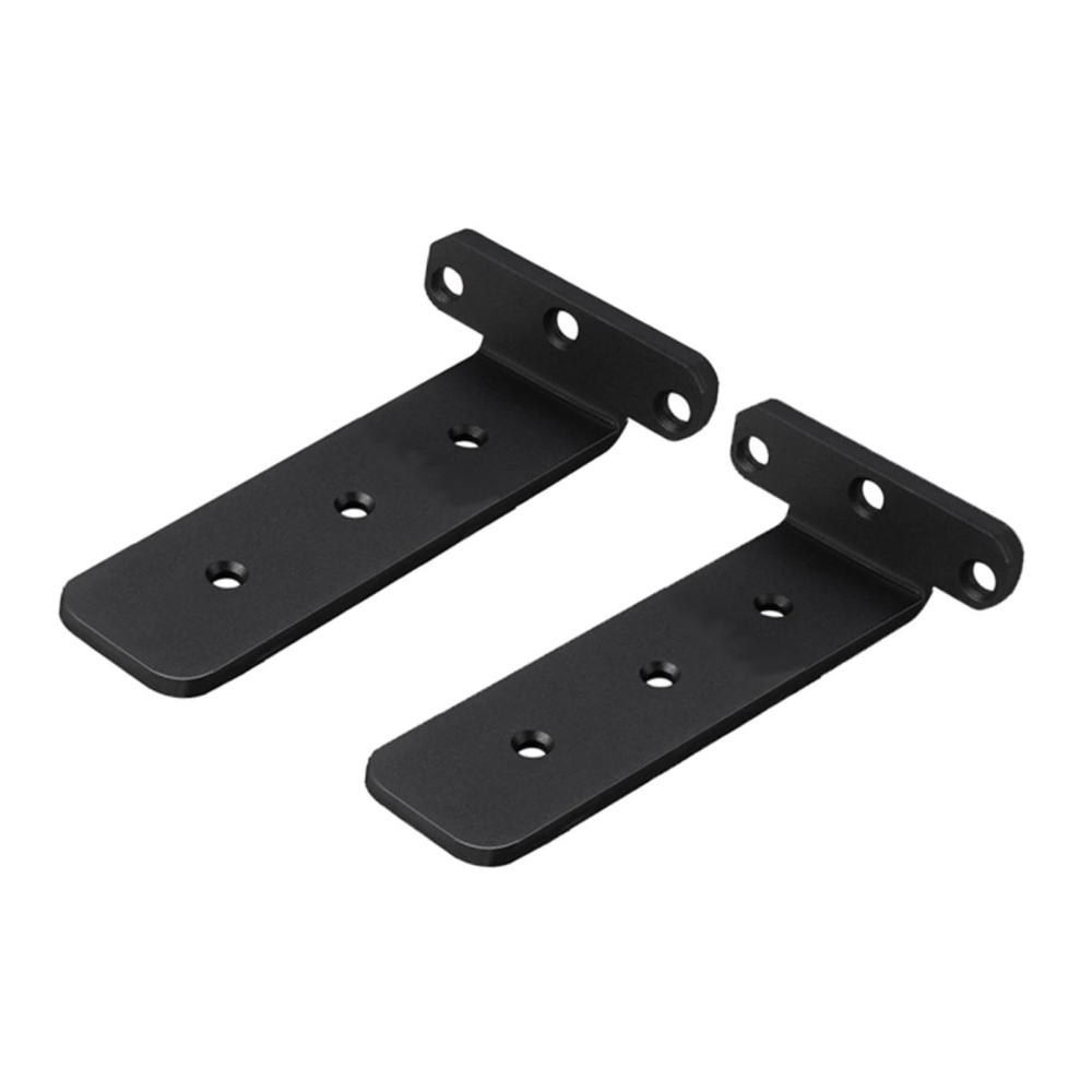 2PC Heavy-Duty Alloy Metal L Shelf Brackets for Wall Shelves