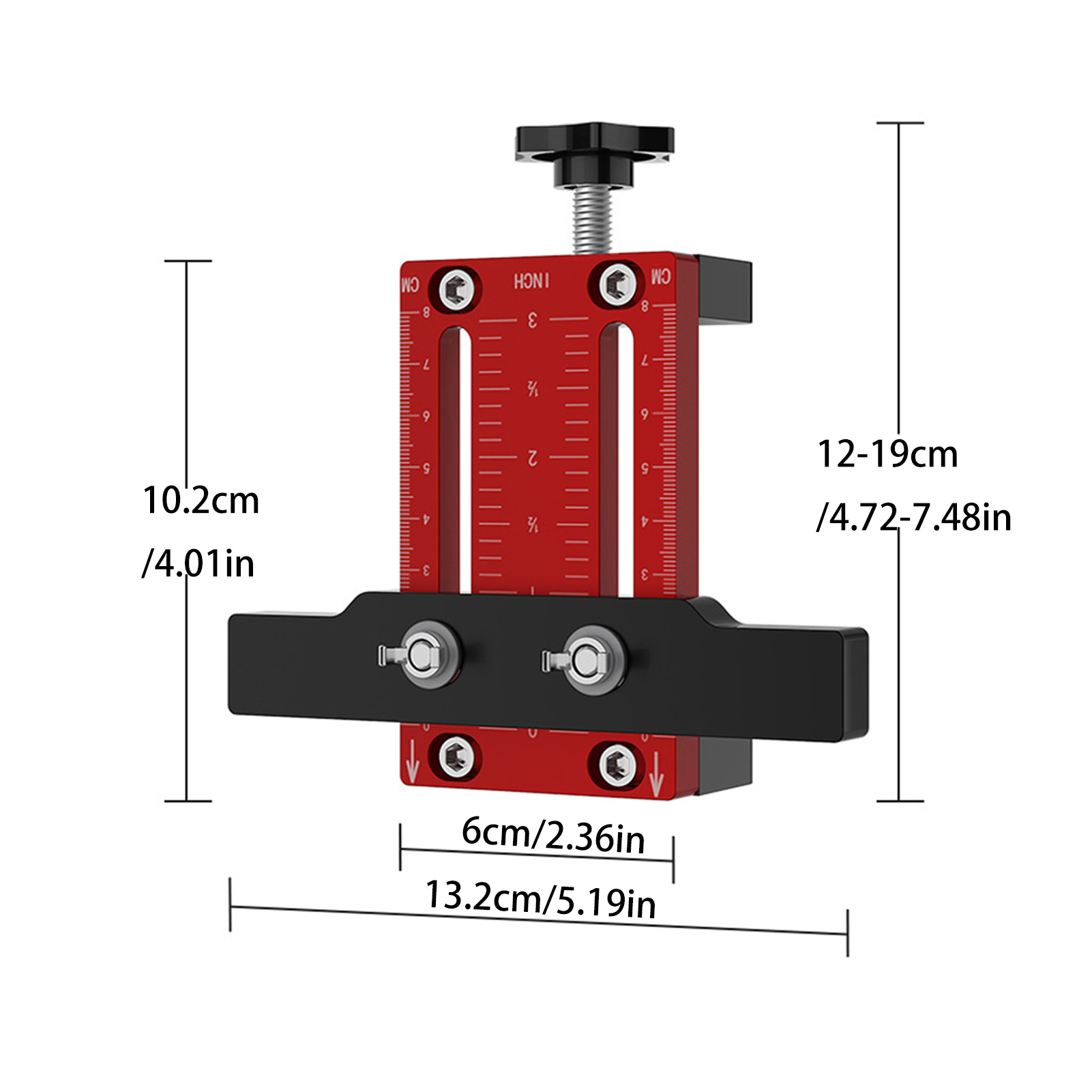 Cabinet Door Installation Positioner Adjustable Jig High Protective Drill Guide