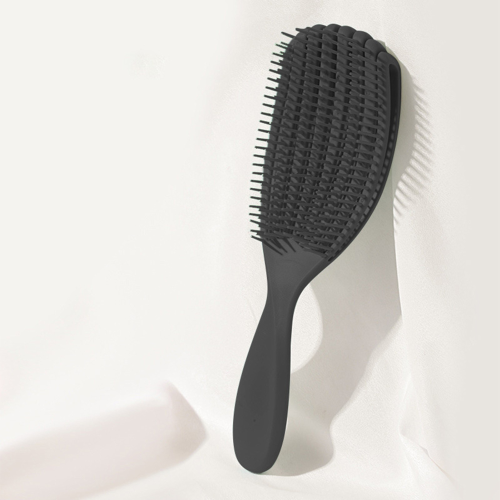 Anti-Static Detangling Brush Flexible Hollow Fluffy Curly Hair Styling Combs