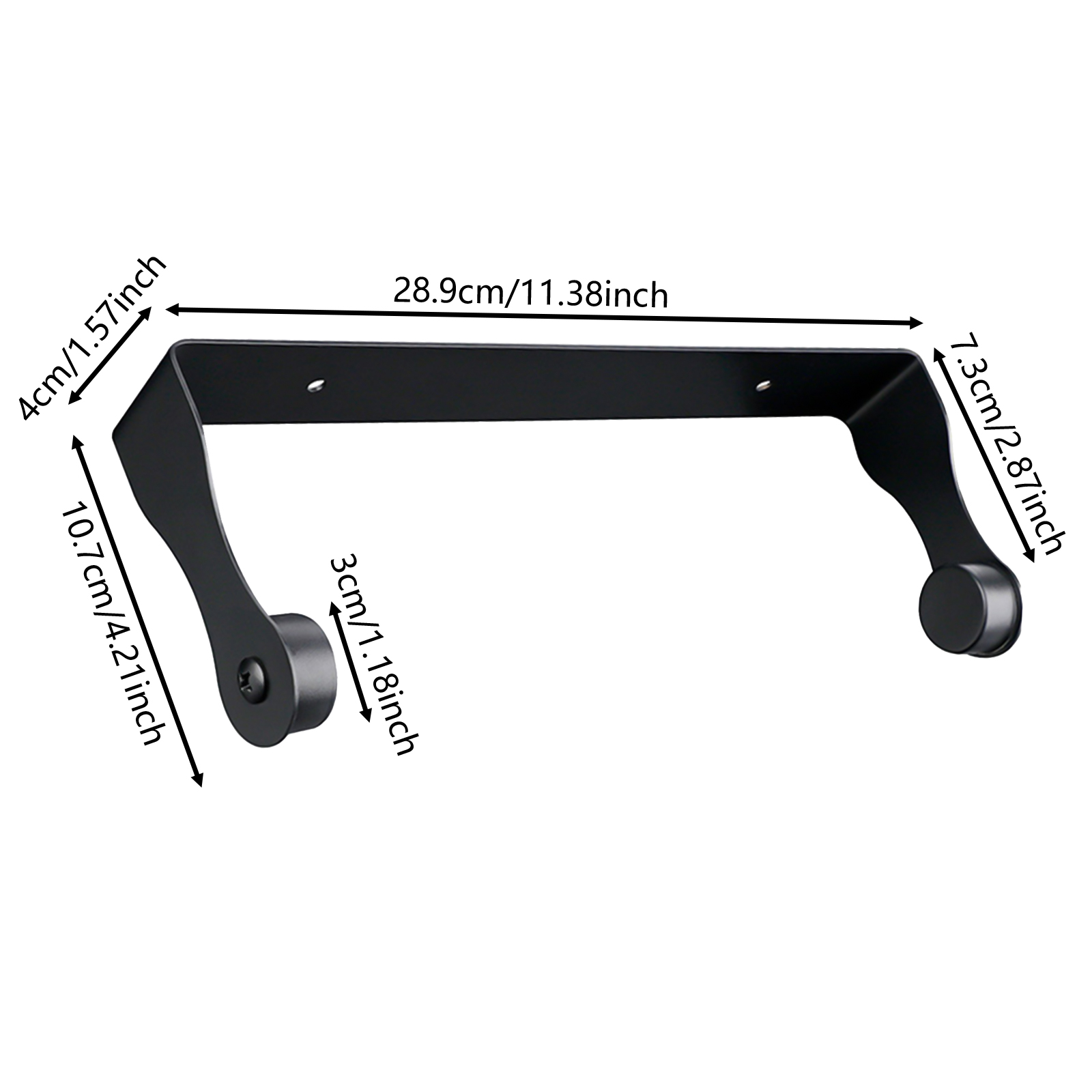 Holder Kitchen Roll Holder Towel Paper Rack Under Cabinet Stainless Steel - Picture 9 of 9