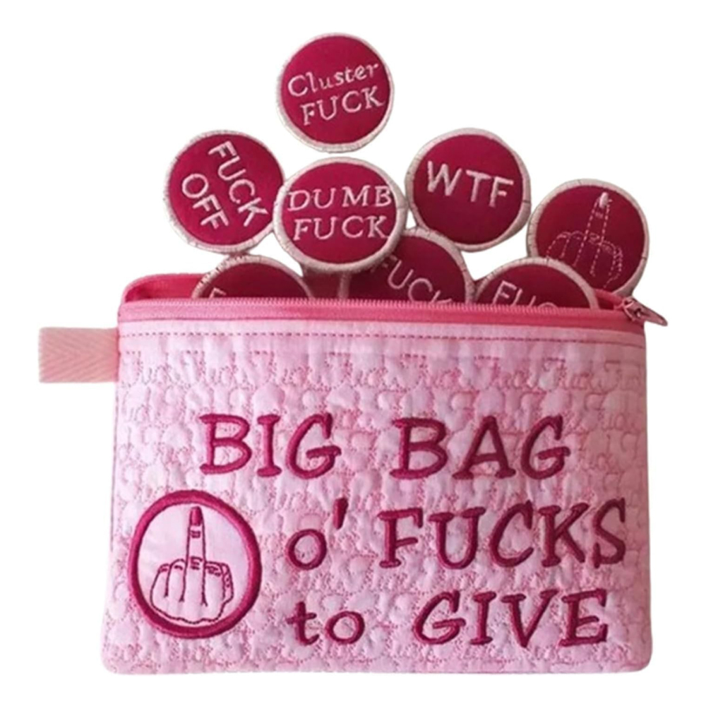 Funny F*cks Bag with 17 Different "F*ck,Big Bag of F*cks to Give Zipper Pouch - Picture 14 of 18
