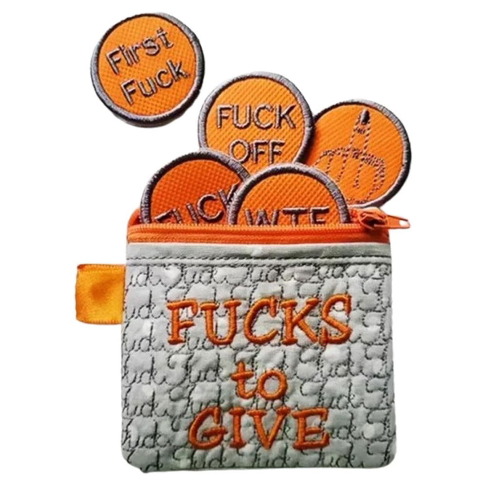 Funny F*cks Bag with 17 Different "F*ck,Big Bag of F*cks to Give Zipper Pouch - Picture 17 of 18