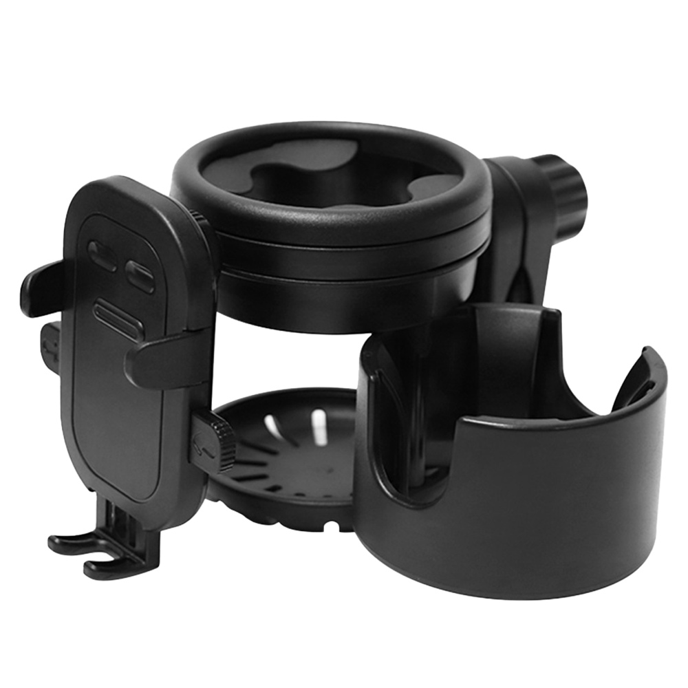 2in1 Stroller Cup Holder with Phone Holder,Bike Cup Holder,Universal Cup Holder