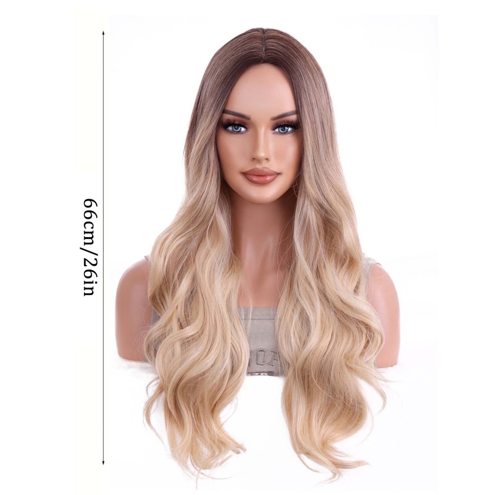 New Long Curly Fashion Cosplay Costume Party Full Hair Anime Wigs Party Wavy Wig - Picture 11 of 20