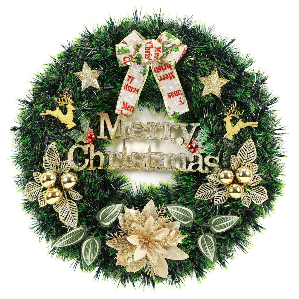 Christmas Wreath For Front Door Home Decoration Artificial Christmas Door Wreath