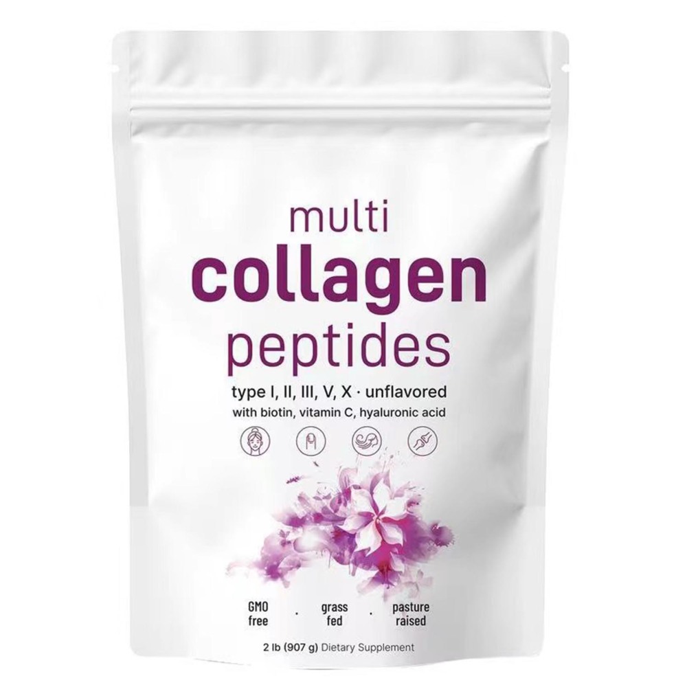 Multi Collagen Peptides Powder- Hydrolyzed Protein Peptides with Hyaluronic Acid - Picture 13 of 14