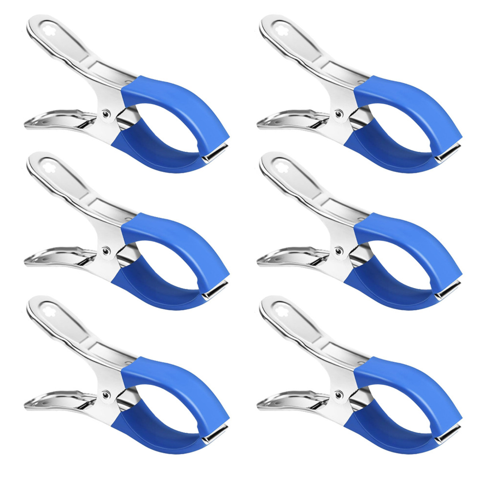6X Large Stainless Steel Clothes Pegs Hanging Clip Pins Windproof Clamp Laundry - Picture 12 of 13