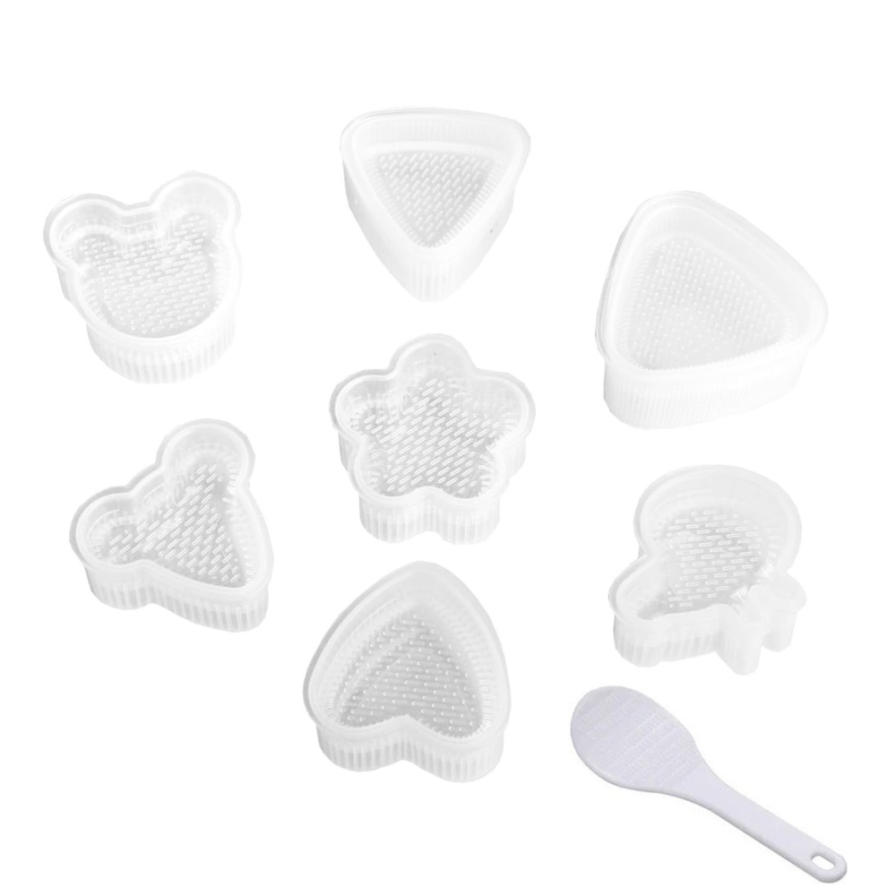 8-Piece Sushi Making Kit with Molds for Sushi Onigiri and Rice Balls