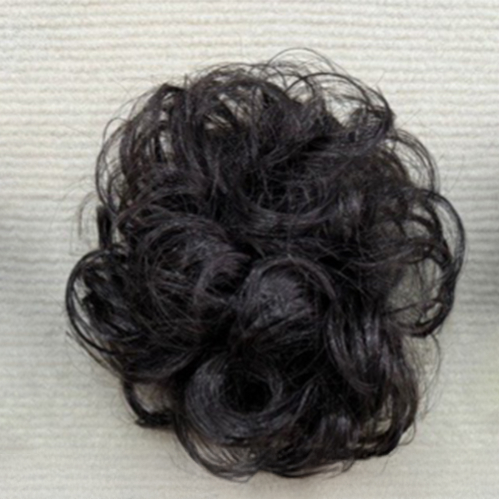 Drawstring Chignon Clip in Bun Hair Extension Curly Hairpiece for Woman Thick - Picture 11 of 12