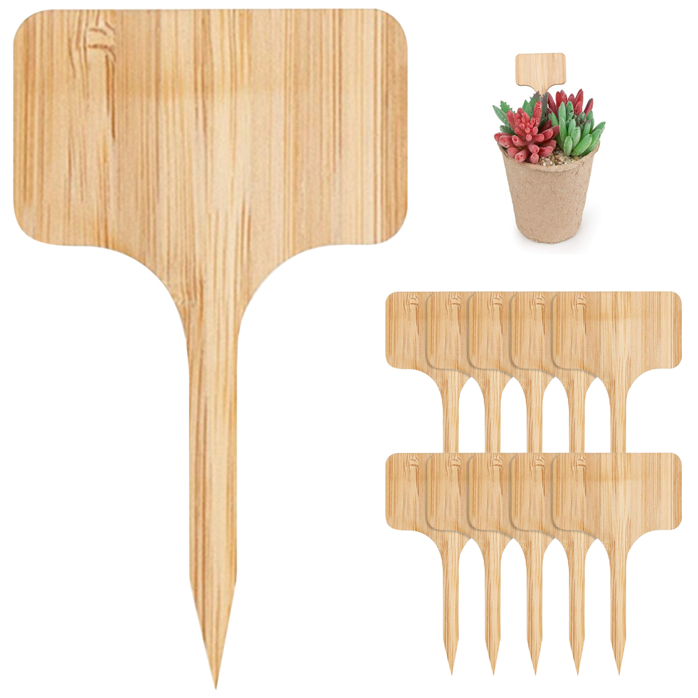 10/50PCS Plant Labels Gardening Plant Labels Wood Tall Wooden Tags for Sign - Picture 13 of 13
