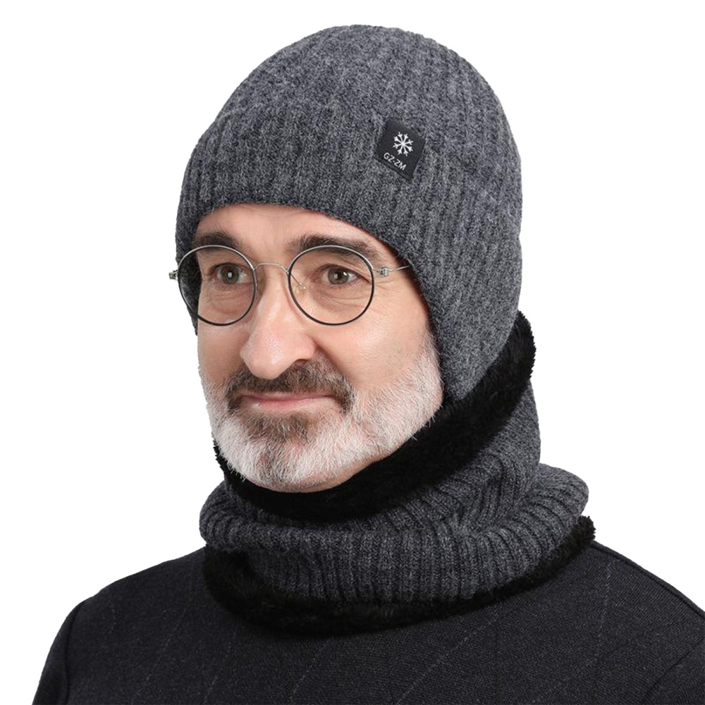 Winter Warm Cap Windproof Beanie Hats Slouchy Knit Skull Running Beanie Hat - Picture 9 of 10