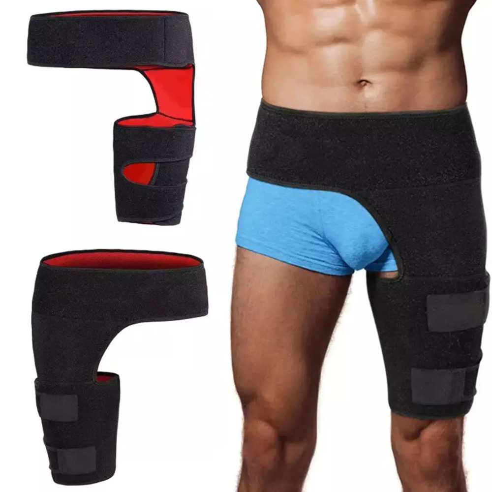 Compression Strap Unisex Sciatica Groin Pain Relief Thigh Support Hip Brace Wrap - Picture 13 of 14