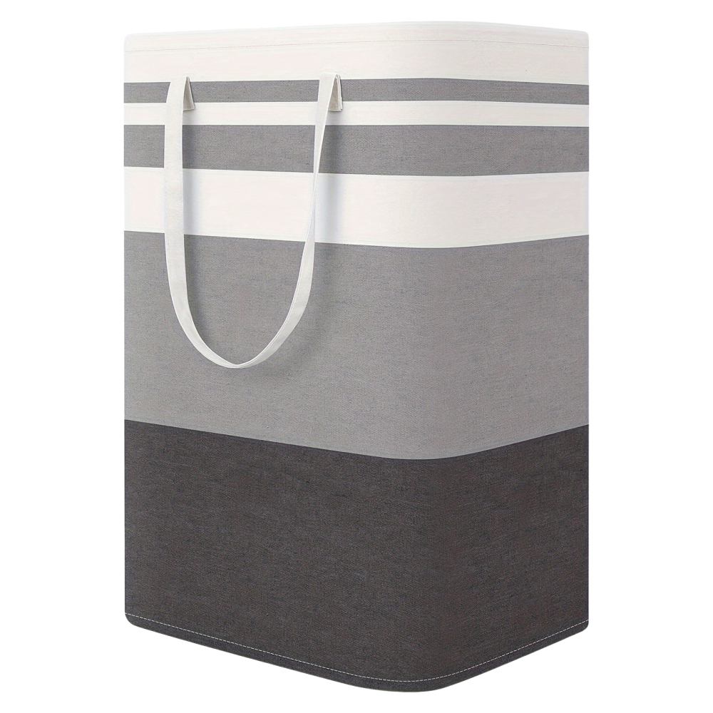 Collapsible Tall Laundry Basket, Freestanding Laundry Hamper with Carry Handles - Picture 13 of 16