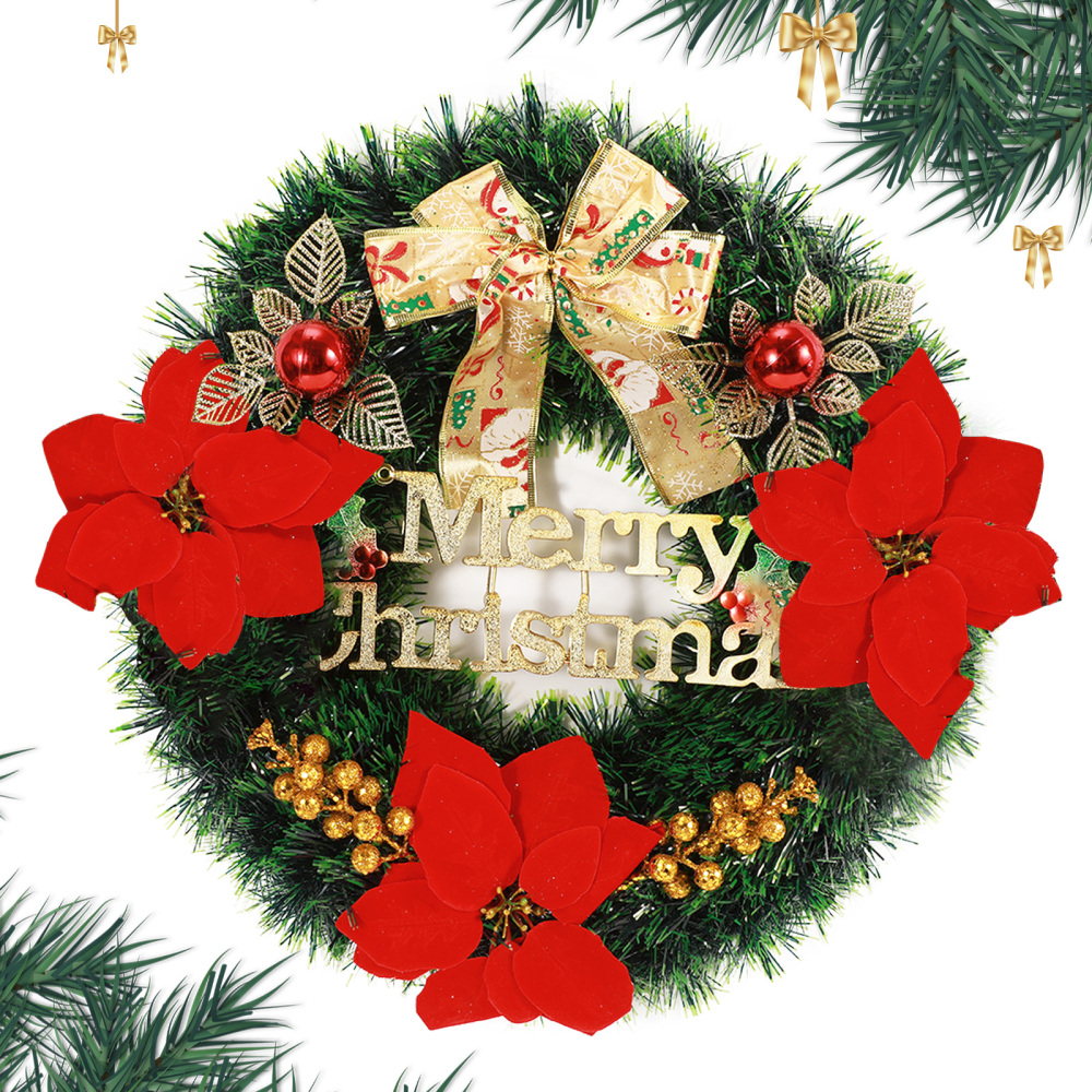 Christmas Wreath For Front Door Home Decoration Artificial Christmas Door Wreath