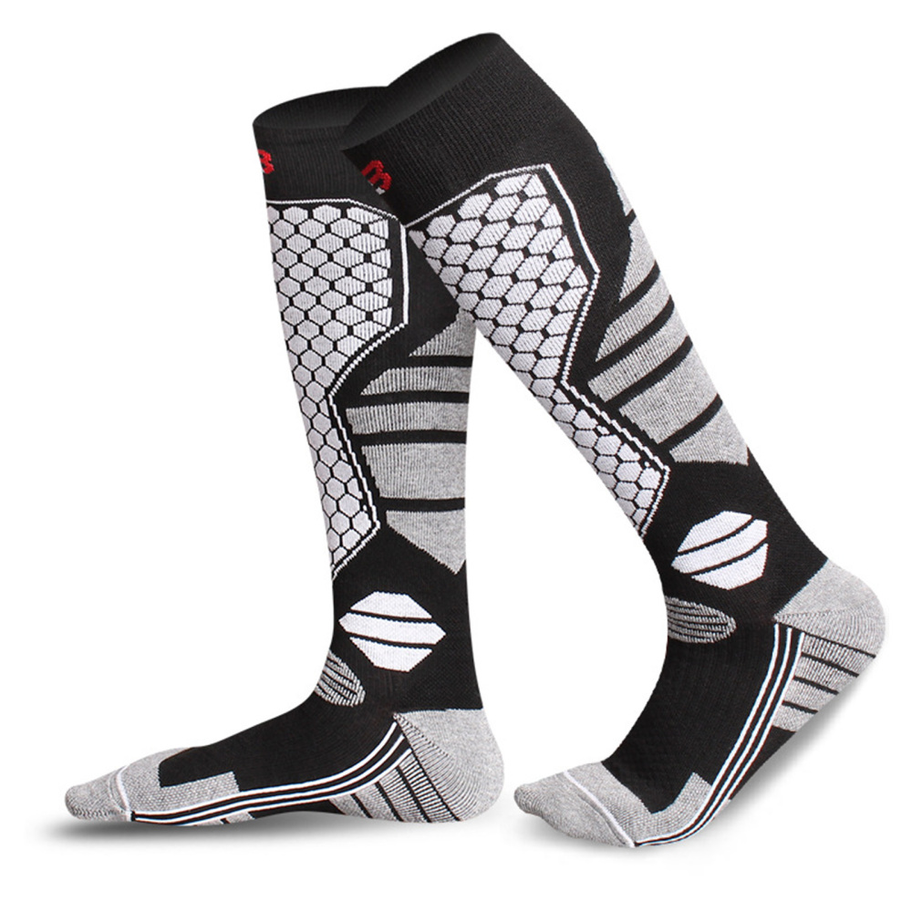 Men Long Thick Thermal Snow Socks Winter Outdoor Ski Hiking Snowboard Warm Safe - Picture 13 of 15