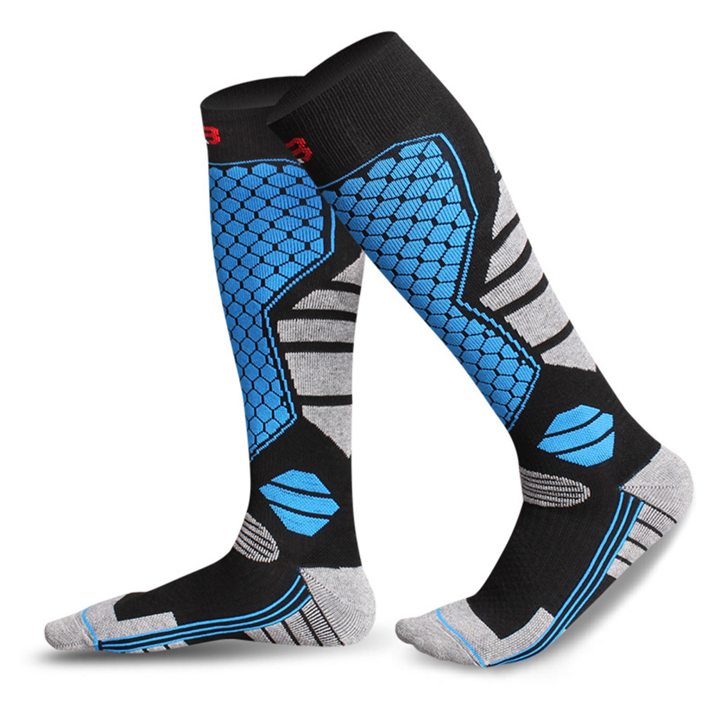 Men Long Thick Thermal Snow Socks Winter Outdoor Ski Hiking Snowboard Warm Safe - Picture 14 of 15