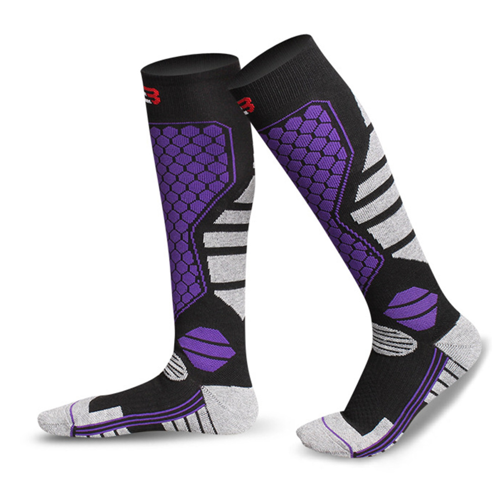 Men Long Thick Thermal Snow Socks Winter Outdoor Ski Hiking Snowboard Warm Safe - Picture 15 of 15