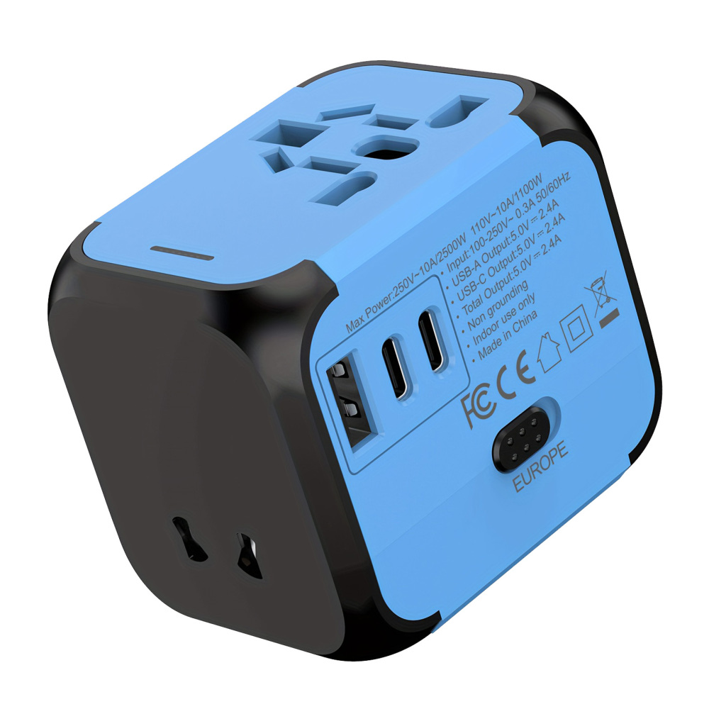 1 Worldwide Travel Plug Adapter Converter Lightweight Portable For UK EU AUS USA - Picture 15 of 16