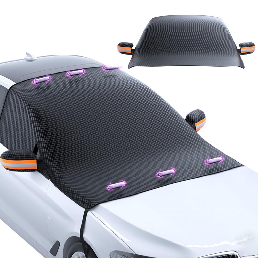 Car Windshield Cover for Snow, Rain, Dust, Frost, and UV Sun Protection