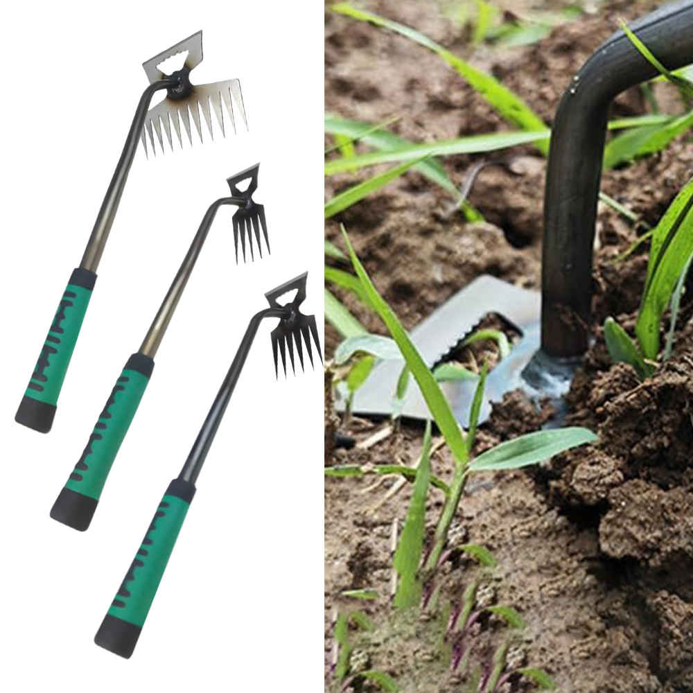 3Pcs Garden Portable Weed Puller Weeder Uprooting Backyard Farm Weeding Tool US