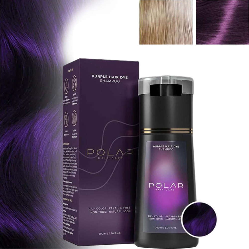 Polar Hair Dye Shampoo, Polar Hair Care, Hair Care Shampoo 200ml - Picture 16 of 17
