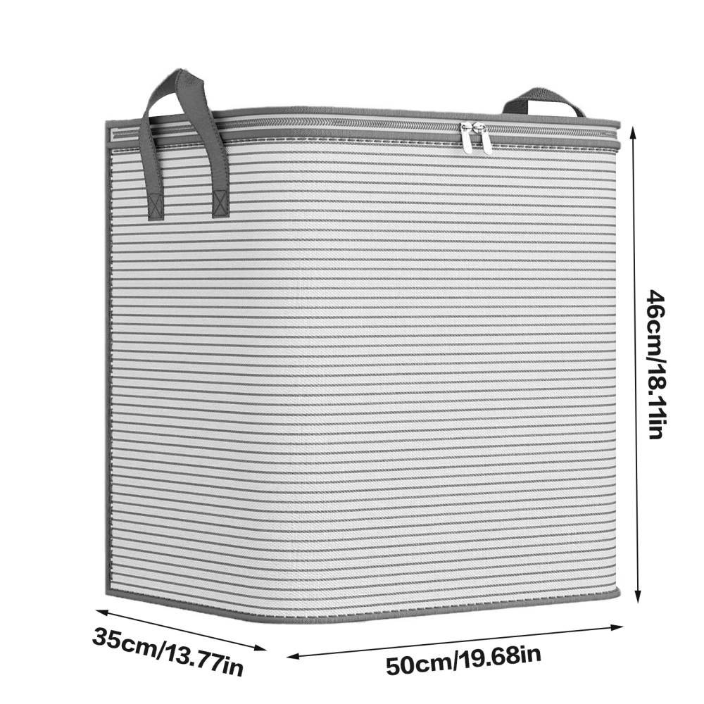 Large Capacity Quilts Storage Bags With Zipper Heavy Duty Moving Bags Organize - Picture 7 of 9