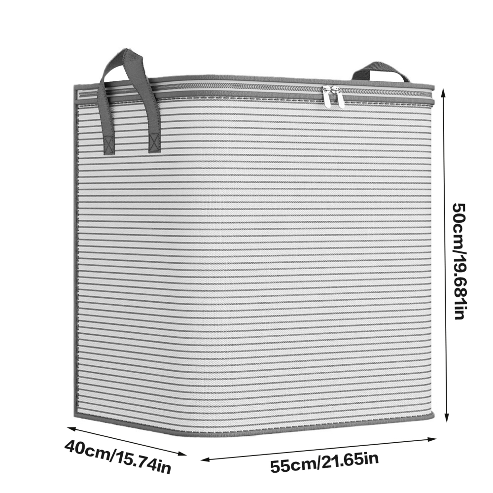 Large Capacity Quilts Storage Bags With Zipper Heavy Duty Moving Bags Organize - Picture 8 of 9
