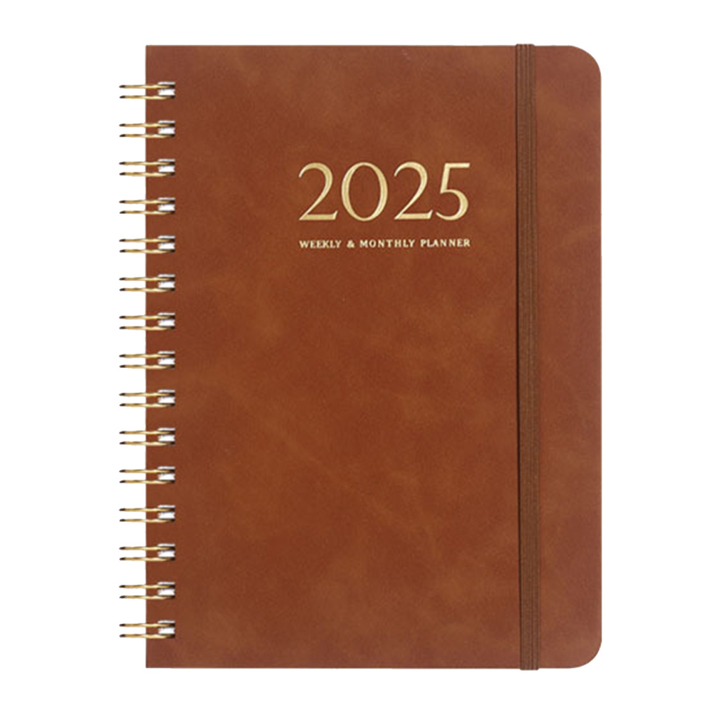 2025 Planner, Weekly and Monthly Calendar Planner Book (Jan 2025 - Dec 2025)