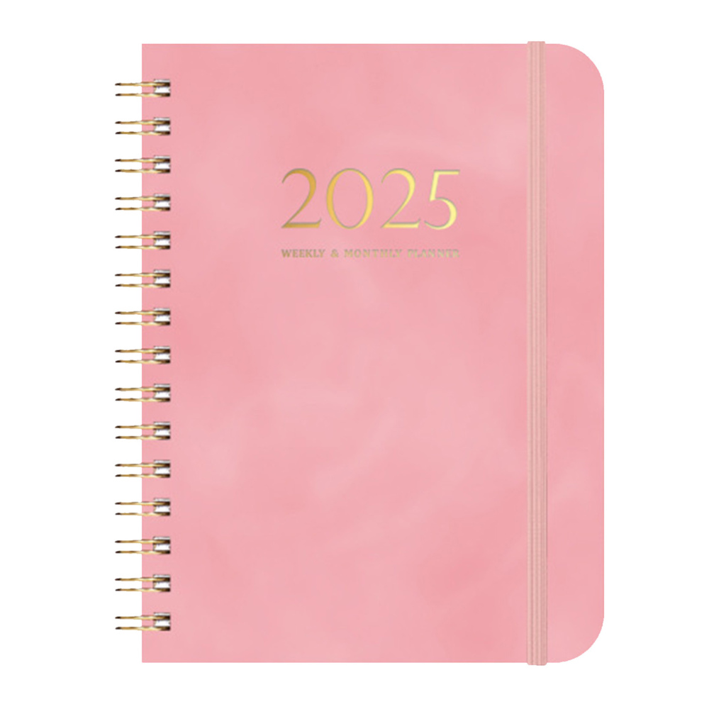 2025 Planner, Weekly and Monthly Calendar Planner Book (Jan 2025 - Dec 2025)