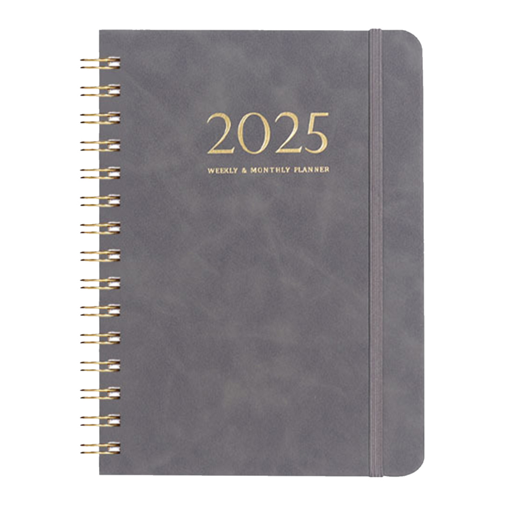 2025 Planner, Weekly and Monthly Calendar Planner Book (Jan 2025 - Dec 2025)