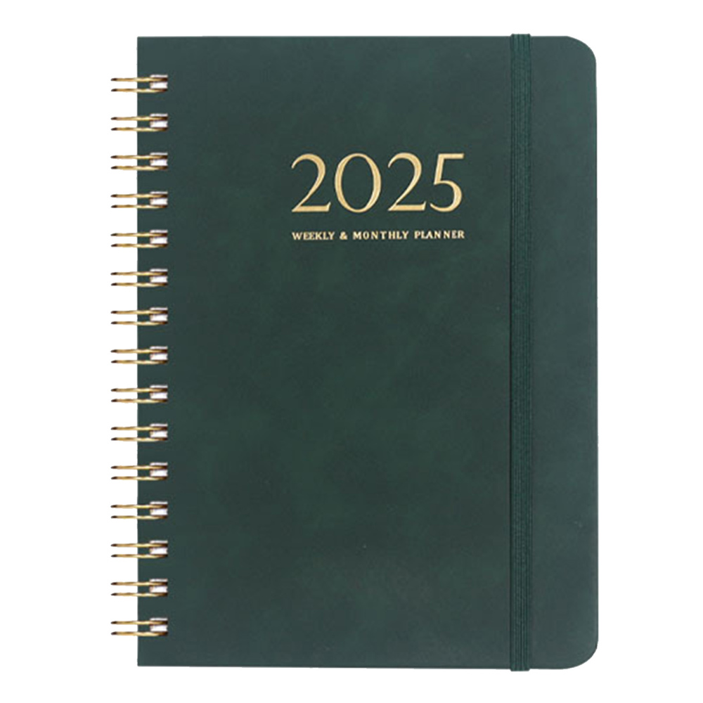 2025 Planner, Weekly and Monthly Calendar Planner Book (Jan 2025 - Dec 2025)