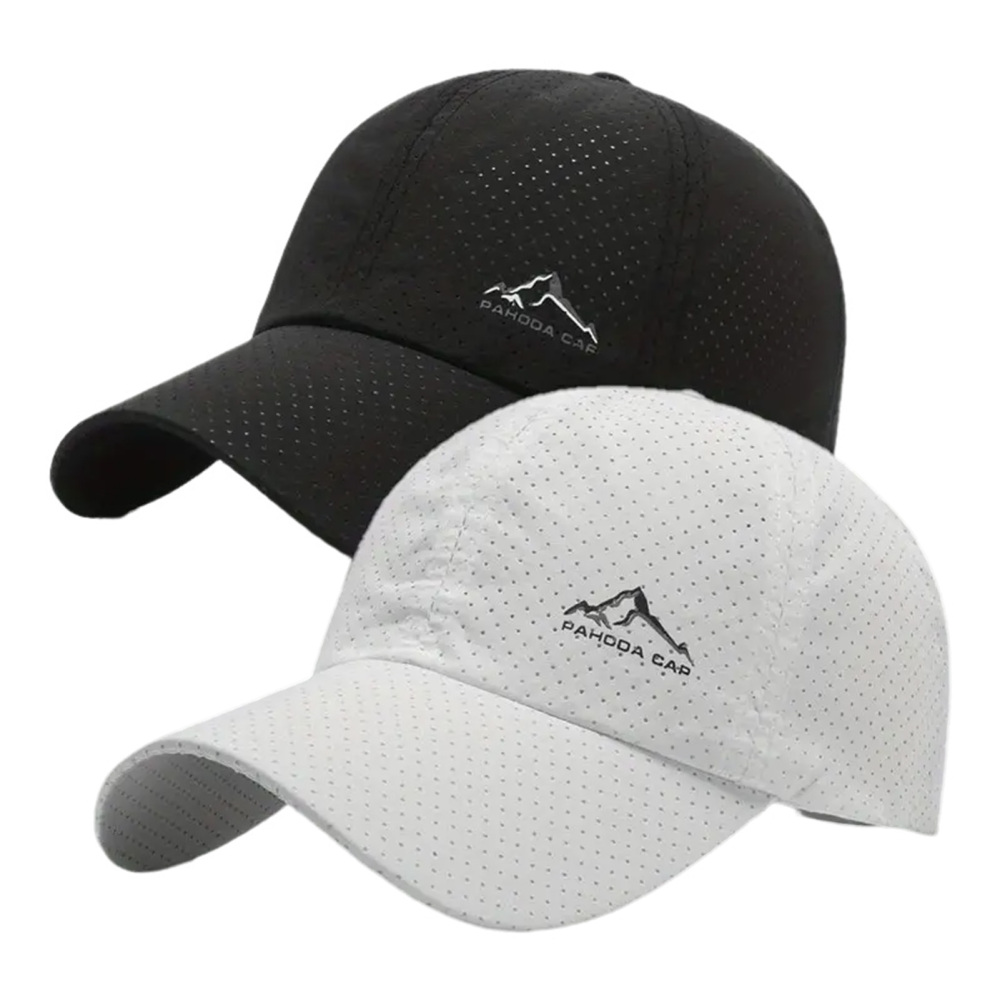 2Pcs Fashion Summer Outdoor Baseball Hat for Men Women Running Visor Cap Fishing - Picture 13 of 14