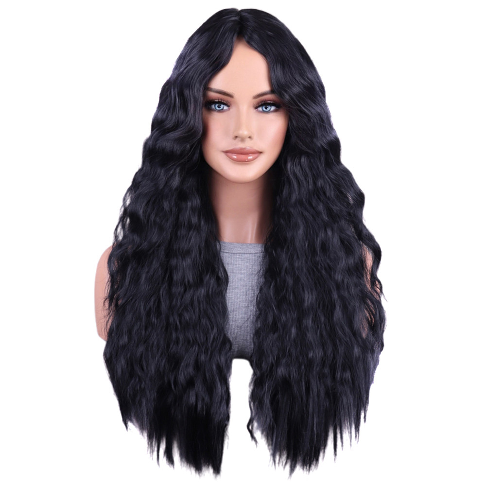 26inch Long Curly Wig Black Women Brazilian Hair Afro Wigs  display picture 2