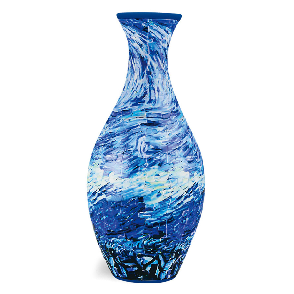 3D Art Puzzle Vase, Piece Relax Puzzles Vase, Unique 160 Pieces Plastic Puzzles - Picture 15 of 18