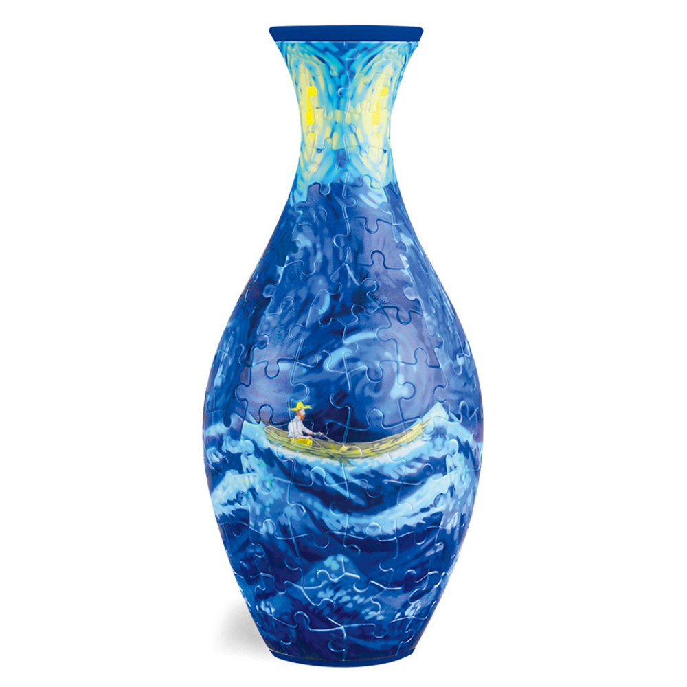3D Art Puzzle Vase, Piece Relax Puzzles Vase, Unique 160 Pieces Plastic Puzzles - Picture 16 of 18