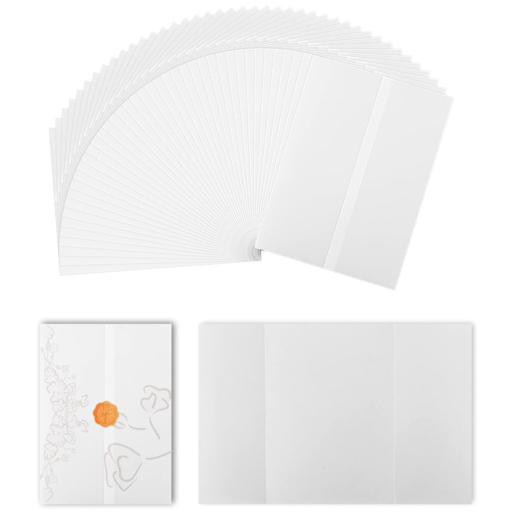 50PCS Semi-transparent Sulphate Paper Paper Envelopes For DIY Postcard Card
