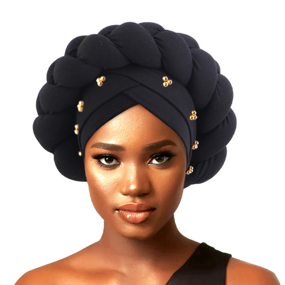 Women's Headwrap, Pre-tied African Print Women's Turban, Bandana Chemo Head Wrap - Picture 15 of 15