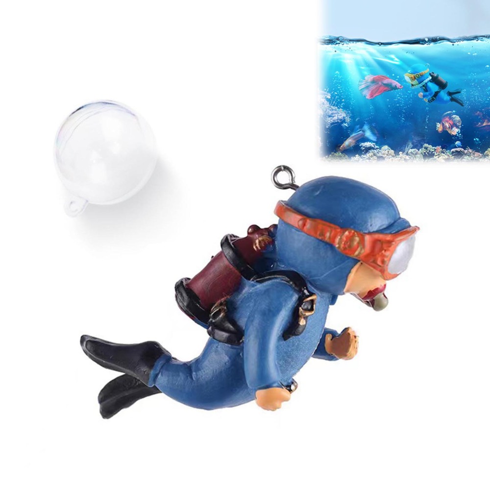 Diver Fish Tank Aquarium Decor Diver Floating Device Fish Tank Diver Ornament - Picture 13 of 18