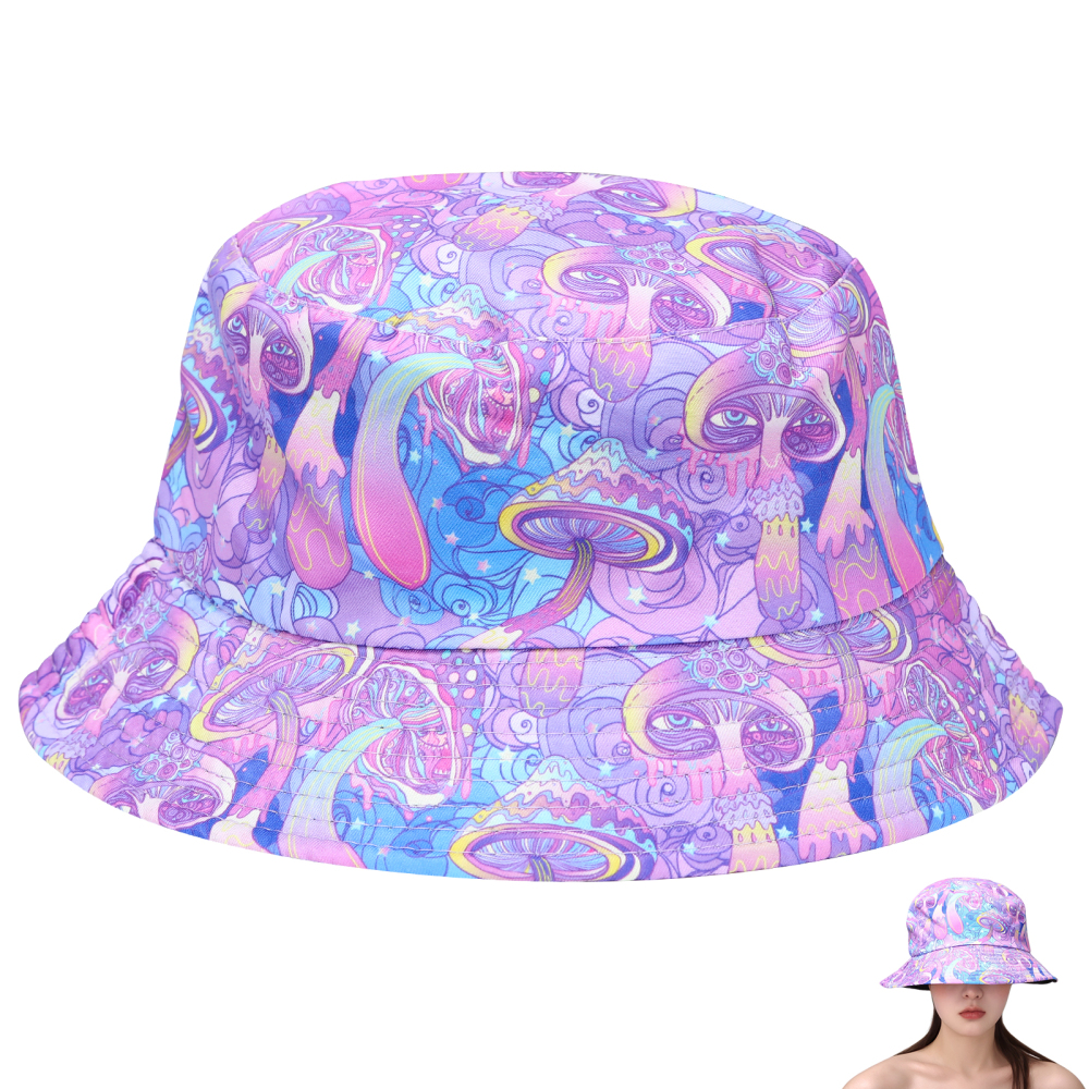 Bucket Hat for Fishing Camping Travel Sun Protection Unisex-image