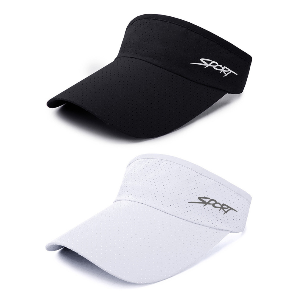 Visor Sun Plain Hat Sports Cap Colors Golf Tennis Beach Adjustable Summer US - Picture 10 of 10