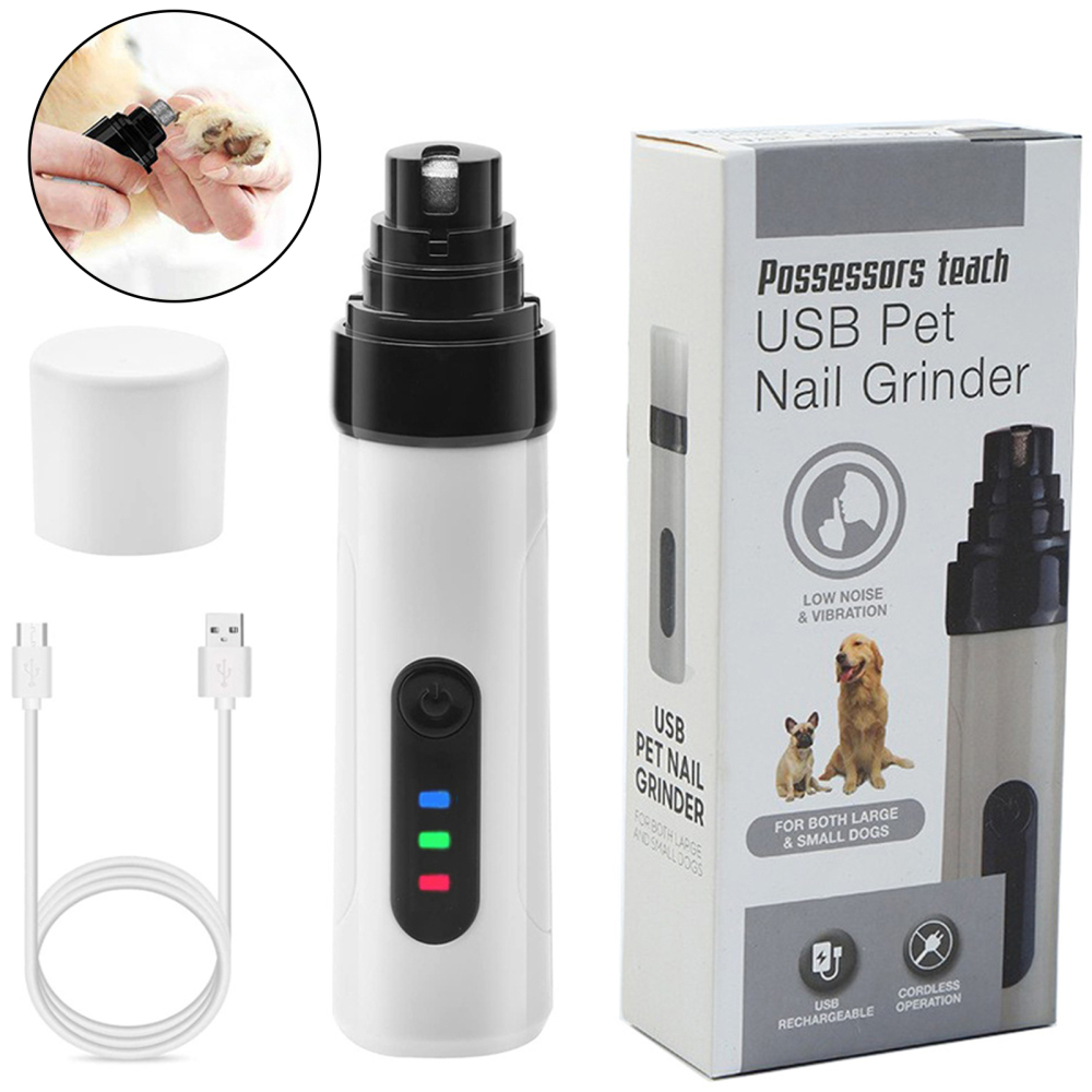 Silent Grind Pro Dog Nail Trimmer, New Electric Dog Nail Clippers for Dog Nails - Picture 10 of 11