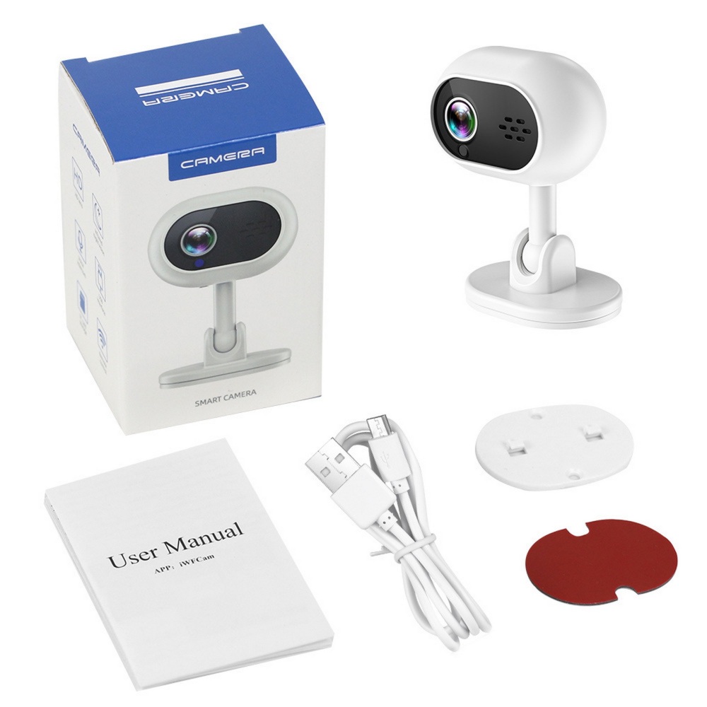 Smart Security Camera Plug-In Wireless HD IR Night Vision Indoor Camera Audio