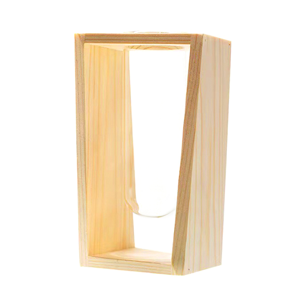 Hydroponic Glass Container Vase Jars Plant Propagation Station Vase with Saucer