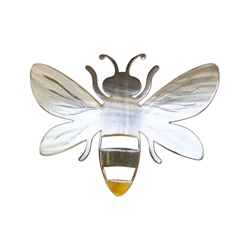 Metal Bee Wall Decor Art Animal Yard Art Sculpture Ornaments for Outdoor Home AU - Picture 13 of 14