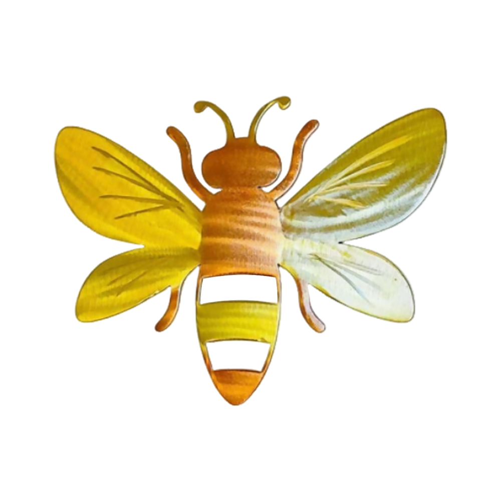 Metal Bee Wall Decor Art Animal Yard Art Sculpture Ornaments for Outdoor Home AU - Picture 14 of 14