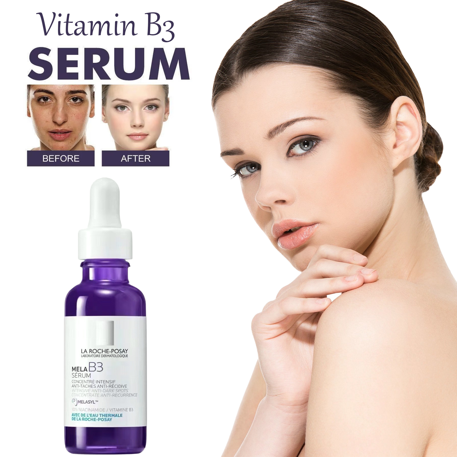 1-5Pcs 30ML La Roche-Posay Mela B3 Dark Spot Serum With Melasyl + Niacinamide - Picture 13 of 15