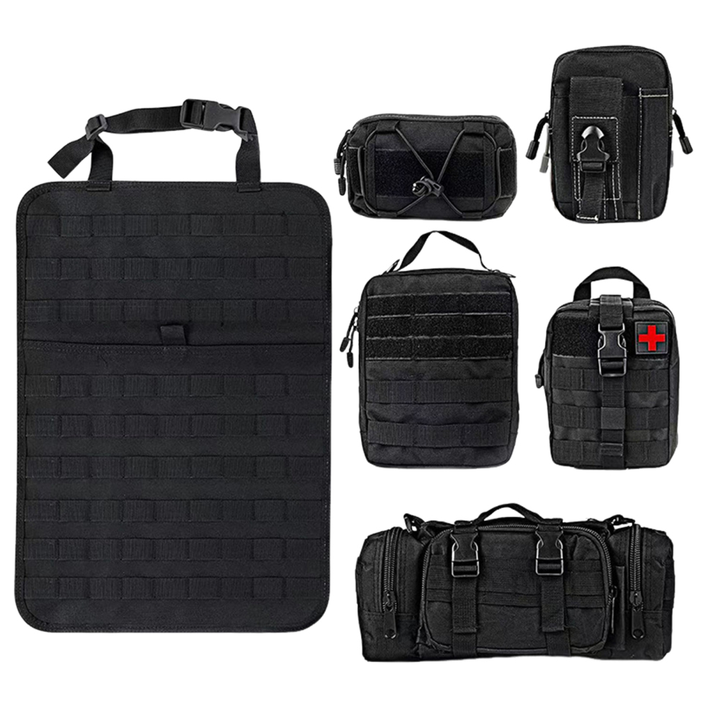 Car Seat Back Organizer Bag Universal Detachable Multifunction Tactical Molle AU - Picture 13 of 15