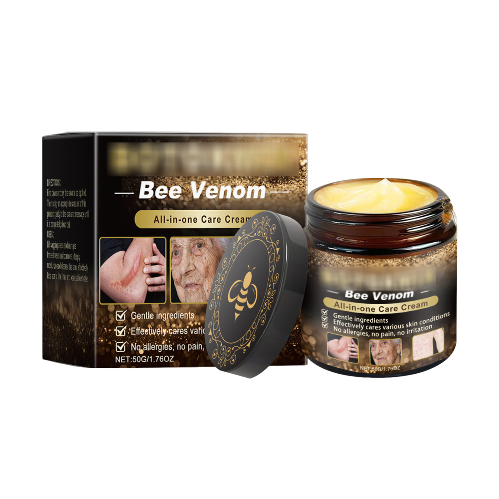 1-6X Bee Venom Skin Treatment Cream, Bee Venom Wrinkle Removal cream, All-in-one - Picture 13 of 17