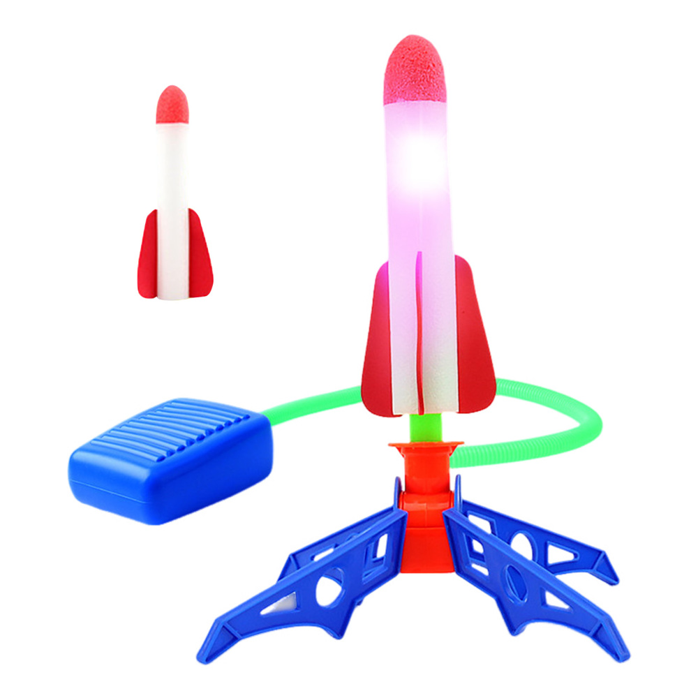 Kid Air Rocket Foot Pump Launcher Outdoor Air Pressed Stomp Soaring Rocket Toys - Picture 13 of 15