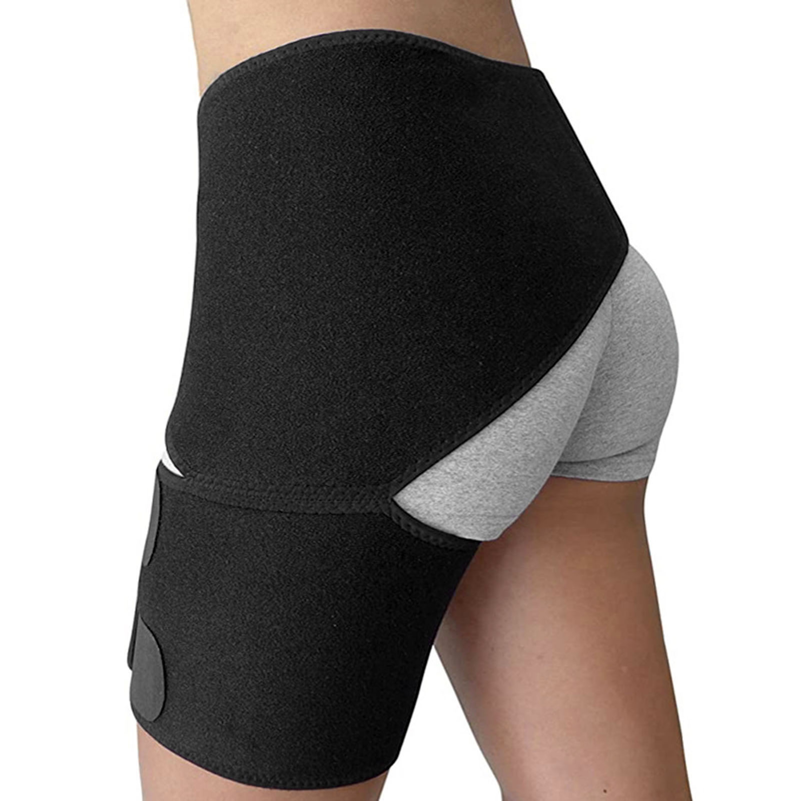 Integrated Back Hip and Groin Support Belt for Sacroiliac Joint Pain Relief